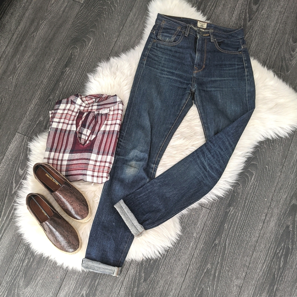 RAILCAR - High-rise Skinny Jeans